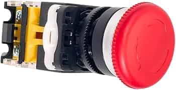 SMART PACK Emergency Switch for Packaging of Band Sealer Machine's Spare Parts | Push Button Safety Switch | Emergency Power Shut-Off | Sealing Machine Push Button | Pack of 1