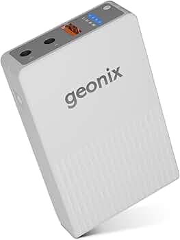 GEONIX Trot R7 Mini UPS Power Bank|Backup Upto 6 Hours|2x2000 mAh Battery|Supports 12V/2A,9V/2A,5V/2A Output|Power Backup for Wi-Fi Routers,CCTV Camera,Set-Top Box,Cordless Phone,Modem USB(White)