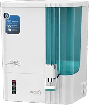 Aqua 2090 Zinc Copper Alkaline RO Water Purifier | 10 Liter Storage | RO + UV + Zinc + Copper + Alkaline + TDS Control | ISO Certified | 3000 TDS | Best For Home and Office (Mirror Black)
