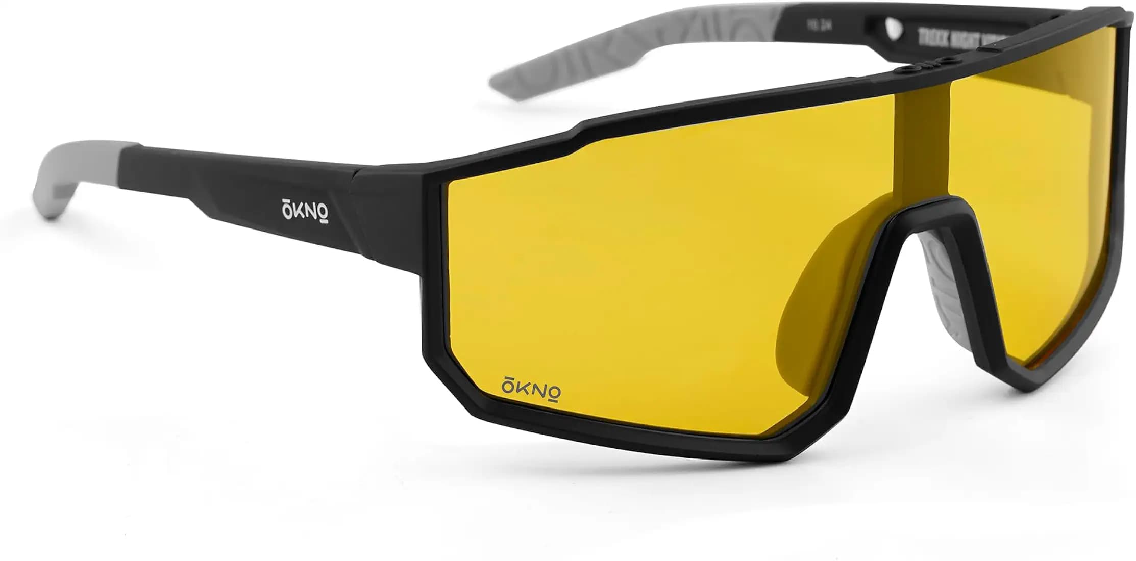 OKNO Eyewearlabs Sunglasses For Men & Women | Polarized Sports Over-Sized Unilens Wrap-Around Branded Stylish Spectacles | 100% UV Protection Shades | Cricket Sports Cycling Driving Trekking & More