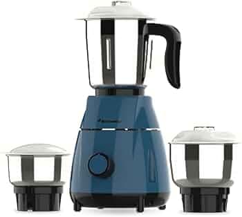 Butterfly (A Crompton Brand) Dynamo Mixer Grinder, 500W, 3 Stainless Steel Jars, Shock-Proof ABS Body, 3 Speed Controls