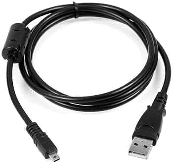 USB Cable Photo Transfer Cord UC-E6, UC-E23, UC-E17 for Nikon Digital SLR DSLR D3300 D750 D5300 D7200 D3200, Coolpix L340 L32 A10 & More (See List of Compatible Models) 1.5 meter Length