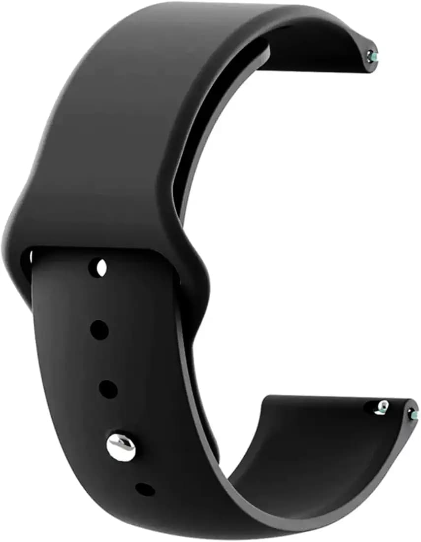 AONES 22mm Silicone Belt Watch Strap Compatible for Asus Vivowatch Smartwatch Band