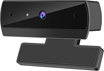 Exxelo Full HD 1080P USB Webcam for PC – Built-in Stereo Mic, Crystal Clear Video – Perfect for Online Meetings, Streaming, Office Use