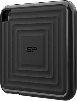 SP Silicon Power 1TB Portable SSD, Compact Pocket-Size USB 3.2 Gen 2 External Solid State Drive, Up to 540MB/s, PC60 Series