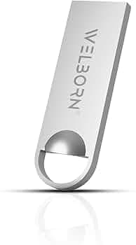 Welborn Metal USB 2.0 Pen Drive – Magnetic, X-Ray/Temperature Resistant, for Smartphones, Tablets, Laptops & Mac (32, GB)
