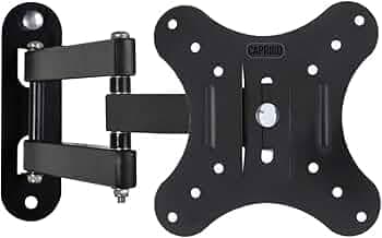 Caprigo Heavy Duty TV Wall Mount Stand for 12 to 27 inches LED/LCD/Monitor Screen's, Full Motion Rotatable Universal TV & Monitor Wall Mount Bracket with Swivel & Tilt Adjustments (M418)