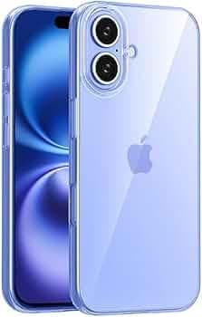 Crystal Clear iPhone 16 Back Case Cover | Camera Protection | Crystal Clear Back | Full Protection Back Cover for iPhone 16 (Transparent)