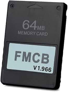 Mviioe PS2 FMCB Free McBoot Card v1.966 Meory Card 64 MB for PS2 - Plug and Play PS2 Memory Card -Runs Games in USB Disk or Hard Disk