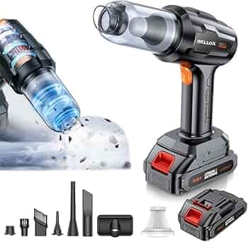 Handheld Car Vacuum Wireless | Cordless Vacuum Cleaner with High Power Suction | 4 in 1 Vacuum with One Batteries Long Endurance, 18.5v/120w Mini Cleaner for Car, Home, Office, Pet