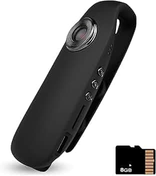 RAINPOT 2025 Upgraded Mini Camera 1080P Video,Mini Boby Action Camera,Body Cameras with Audio and Video Recording,Pocket,Wearable for Daily and Sports Recording for Bike,Pet,Home,Proof