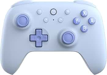 8BitDo Ultimate 2C Bluetooth Controller for Switch/Switch 2, Wireless Controller with 6-Axis Motion Control, Rumble Vibration, Refined D-Pad and Bumpers, and Hall Effect Joysticks (Blue)