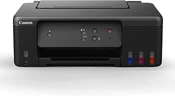 Canon PIXMA MegaTank G1730 Single Function (Print only) Inktank Color Printer with Small Size Ink Bottles for Home/Office