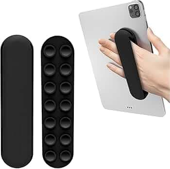 ZORBES® 2PCS Kindle Strap, Hand Grip for Kindle E-Reader and Ebook Reader, Silicone Hand Strap for Kindle, Comfortable Grip Accessory for E-Readers & Tablets, Ideal for Bed Reading, 14.5x17.5cm