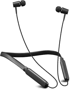 Wireless BT HP17 for LG W41+ / LG W 41+ Original Sports Bluetooth A Wireless Earphone with Deep Bass and Neckband Hands-Free Calling inbuilt with Mic,Hands-Free Call/Music (TD10,BLK)