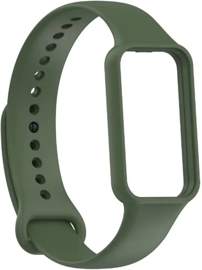 Wisely Adjustable Silicon Band Strap for Amazfit Band 7 Straps Watch Silicone Replacement Band Bracelet