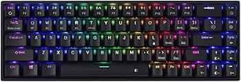 Cosmic Byte CB-GK-40 Artemis 3 Modes WiFi + Bluetooth + Wired Mechanical Keyboard with Outemu Blue Swappable Switches, Software Support, 1000Hz Polling Rate (Black)