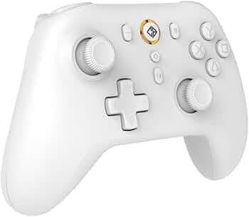 Cosmic Byte Blitz Tri Mode Controller for PC, Hall Effect Triggers, 1000Hz Polling Rate, Adjustable Vibration, Turbo & Auto Turbo, Upgraded with Gyro, TMR Joystick, Software and Charging Dock Support (White)
