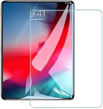 Premium Real 5D 9H Anti-Fingerprints & Oil Stains Coating Hardness Screen Protector Guard Tempered Glass (Transparent) Compatible with iPad Pro 11 (2018 Launch)