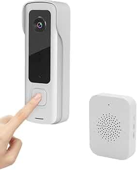 (𝟏𝟓 𝐘𝐞𝐚𝐫𝐬 𝐖𝐚𝐫𝐫𝐚𝐧𝐭𝐲 Wireless Smart Video Doorbell – Two-Way Audio Calling, Built-in Mic & Speaker, Intelligent Home Security System with Live Monitoring & Clear Video
