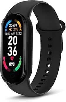 Drumstone (𝐒𝐏𝐄𝐂𝐈𝐀𝐋 𝟏𝟓 𝐘𝐄𝐀𝐑𝐒 𝐖𝐀𝐑𝐑𝐀𝐍𝐓𝐘 M6 Smart Watch Band with Heart Rate Sensor, Blood Pressure Monitor, Fitness Activity Tracker, Step Counter, Sleep Monitor,