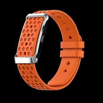 Anvique GT PRO Fitness Band with 100+ Sports Modes, Advanced Health Tracking, SpO2, Heart Rate Monitor, 45 Days Battery Life, Smart Notifications (No App Subscription Needed) (Orange Silicone)