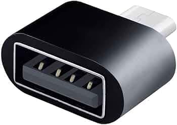 Type-C OTG AD4 Adapter for Acer Chromebook Tab 10 Original Audio Jack 2 in1 Adapter Music Headphone Splitter & Type C USB Charging Cable Converter Earphone (SR4,BLK)