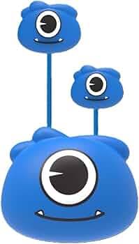 Drops Wired Earphones for Kids, 3.5mm Jack and USB C Adapter Colorful In Ear Headphones with Volume Control 1.2m Tangle Free Cable Lightweight Design with Silicone Carry Case (EP502BL Blue)