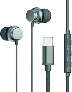 Type-C Earphones for vivo V60e / V 60 e Earphones Original Like Wired in-Ear Headphones Stereo Deep Bass Headset Earbud with Type-C Audio Jack, Mic (C106-4, Multi)