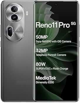 Oppo Reno 11 Pro 5G (Rock Grey, 12GB RAM+ 256GB Storage)