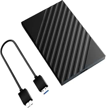 1TB Portable External Hard Drive USB 3.0, High Speed Data Transfers, Supports Windows, Linux and Mac OS Systems, Compatible with, PlayStations, TV, and Other Devices.