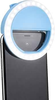 Massvsca Portable LED Ring Selfie Light for All Smartphones | Tablets Enhancing Ring Light with 3 Level of Brightness for Photography Video Calling (Smart Phones Laptop Tablet LED Ring Selfie Light)