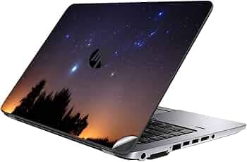 GADGETS WRAP Printed Vinyl Top Only Skin Sticker Decal for HP Elitebook 840 G1 & G2 Laptop - Blue Stars