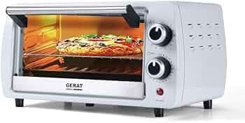 GERAT OTG- Oven, Toaster, Griller, 10L | Temperature Control Knob From Low to 230°C, 60 Minutes Timer, Auto Shut-Off, 230V-50Hz, 800W | 1 Year Warranty, White
