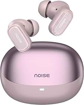 Noise Newly Launched Buds Connect 3 Truly Wireless Earbuds with 40H of Playtime, Quad Mic with ENC, Low Latency, 10mm Driver, BT V5.4(Dusty Rose)