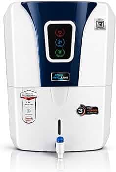 Aqua Libra 10L RO+UV+UF+UV LED Water Purifier | ISI Certified | Active Copper Technology | Suitable for Borewell, Tanker & Municipal Water | Advanced Multi-Stage Filtration | White