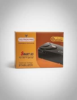 Voltron-PRO SMART 50 Electronic Voltage Stabilizer, Input Output, Grey