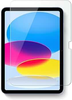 Soezit Tempered Glass Guard for iPad 10 2022/iPad 10th Generation 10.9 inch (Transparent) with Easy Installation Kit