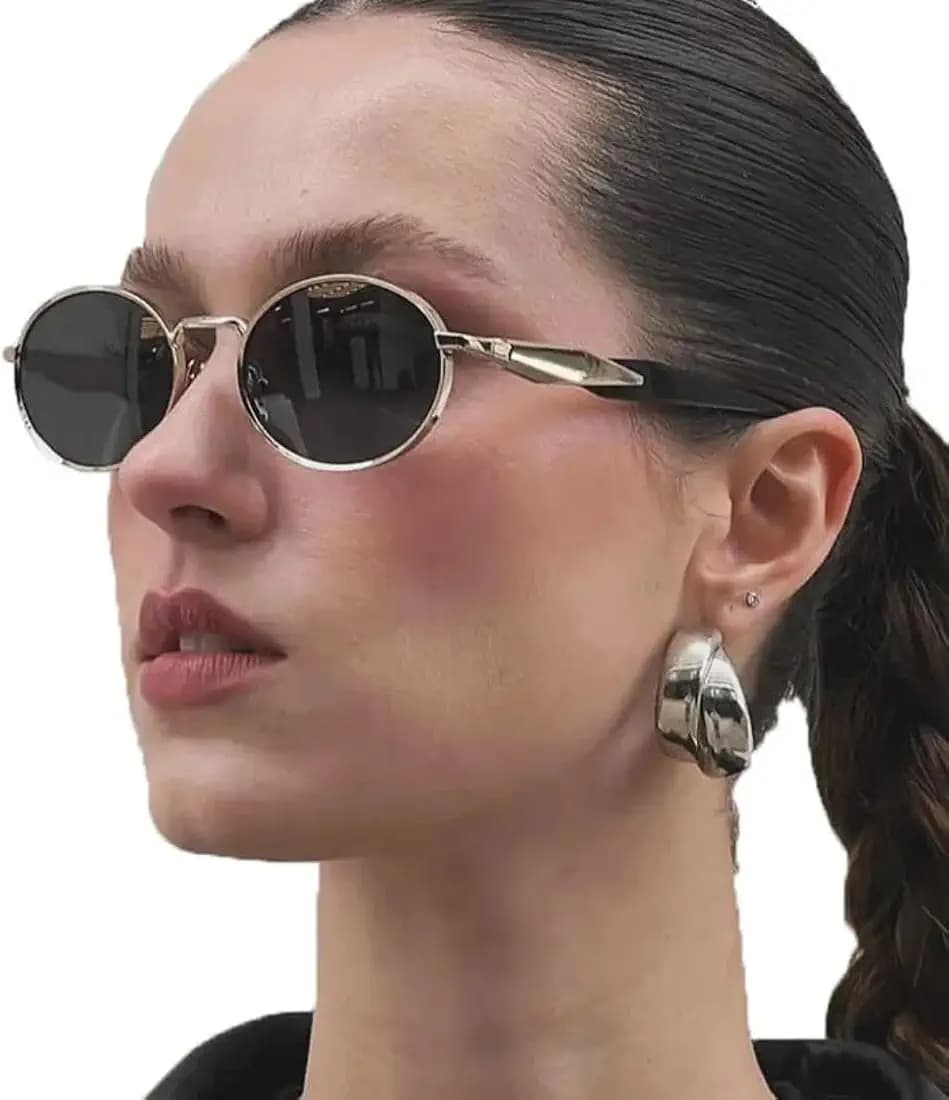 Legend Eyewear Retro Oval Sunglasses for Women Men Trendy Sun Glasses Classic Shade UV400 Protection