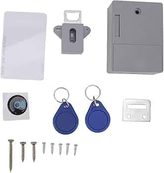 Smart Sensor Cabinet Lock Adhesive Hidden Drawer Lock Shoe Cabinet Wardrobe Bathroom Inductive Digital Lock for Single-Opening Door