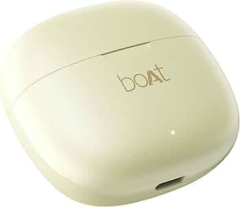 Boat Airdopes 213, 50H Battery, ENx Tech, Beast Mode, ASAP Charge, Bluetooth Earbuds, TWS Ear Buds Wireless Earphones with mic (Sandstone)