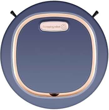 Automatic Intelligent Sweeping Robot Vacuum Cleaner, USB Charging, Blue and Rose Gold