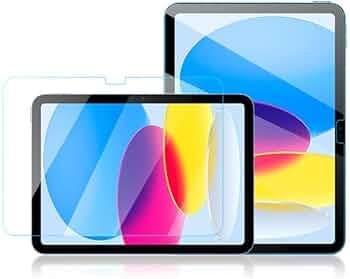 Cassby Tempered Glass Guard for iPad 10 2022/iPad 10th Generation 10.9 inch (Transparent) with Easy Installation Kit