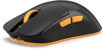 Cosmic Byte Aether Tri-Mode Wireless Gaming Mouse | 2.4GHz + Bluetooth + Wired | Pixart PAW3311 Sensor | 12000 DPI | 1000Hz Polling | 55g | 100M TTC Optical Switches | Replaceable Battery (Black)