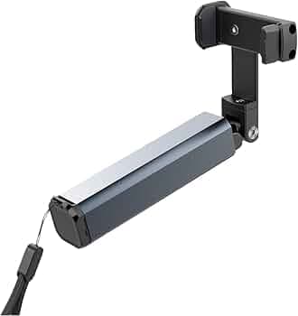 Airplane Phone Holder for Travel, 360° Rotating Foldable Mobile Stand, Portable Pocket Size Tray Table Phone Mount for Flight Train Bus Office Hands Free Travel Accessory