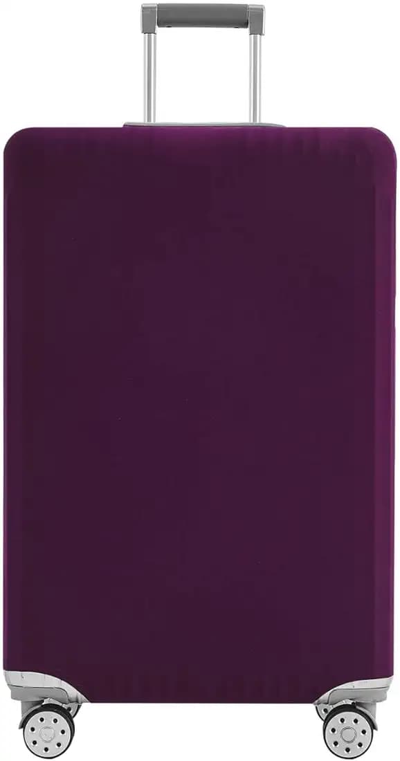 Travelkin Luggage Cover Washable Suitcase Cover Suitcase Protector, 1-Amaranth, S