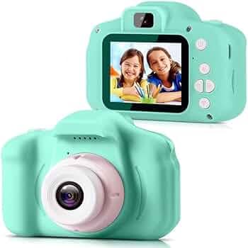 Kids Digital Camera, | Photos Video Digital Camera with Filters & Games 1080P HD Digital Video Camera & Photography for Kids | Kid Camera with 2 Inch Screen, Toys for Above 3 to 12 Years Old (Green)