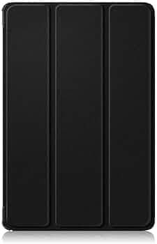 Ultra Slim Smart Leather Cover with Stand and Pen Holder Flip Cover for Lenovo Idea Tab Plus (TB361ZU / TB361FU) - Black