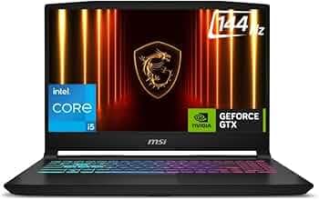 MSI Katana 15 HX, Intel 14th Gen. i5-14450HX, 40CM FHD 144Hz Gaming Laptop (16GB/512GB NVMe SSD/Windows 11 Home/NVIDIA GeForce RTX 5050, Black/2.4Kg) B14WEK-104IN