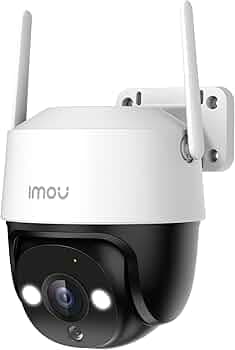 Imou 3MP 1296p CCTV Wi-Fi Pan&Tilt Security Camera, Smart Color Night Vision 30M, Two-Way Talk, Human Detection, Alarm Notification, Works with Alexa, IP66 Waterproof, Supports SD Card up to 512GB